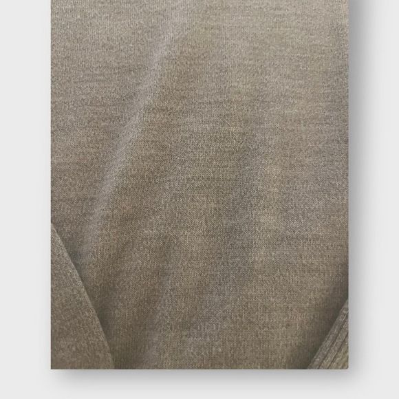 Men's Tan Pullover Merino Wool Blend Sweater - Picture 4 of 5